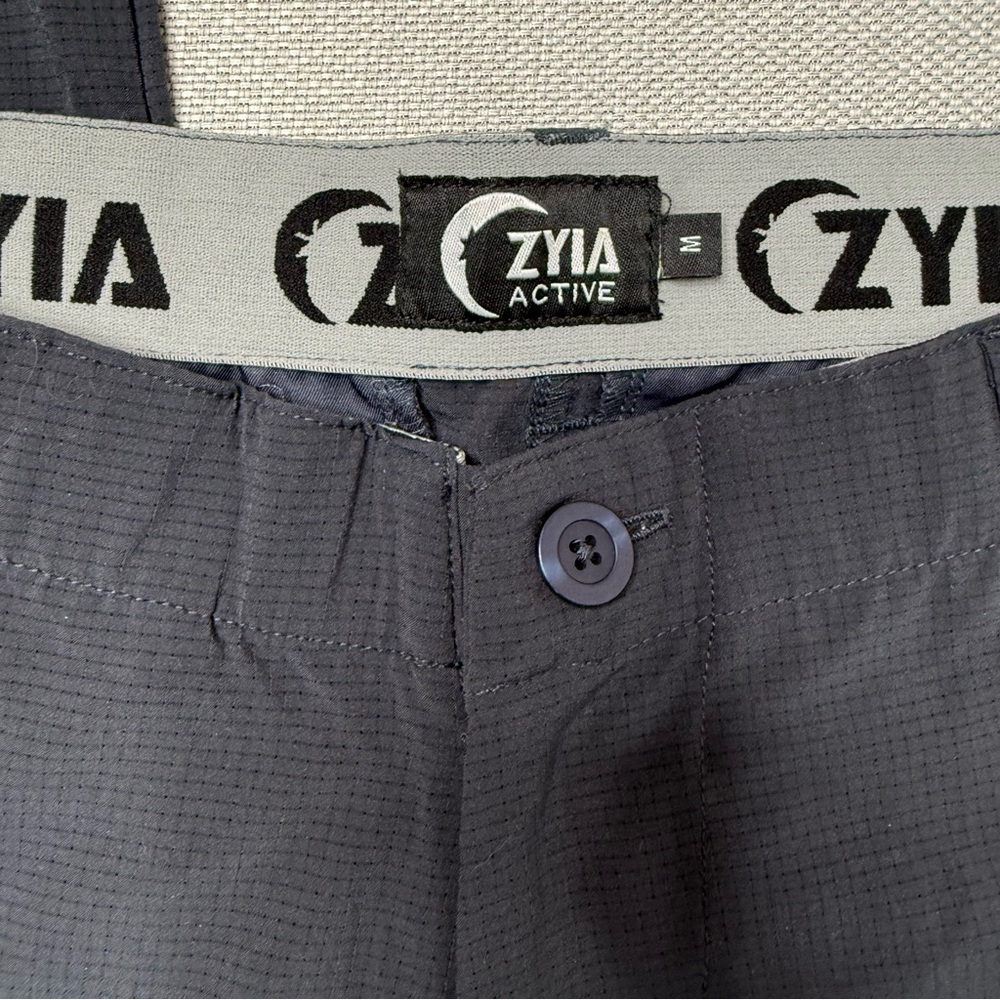 Zyia‎ Active Men’s Navy Blue Pants Comfort Waistband Size Medium - Picture 2 of 7